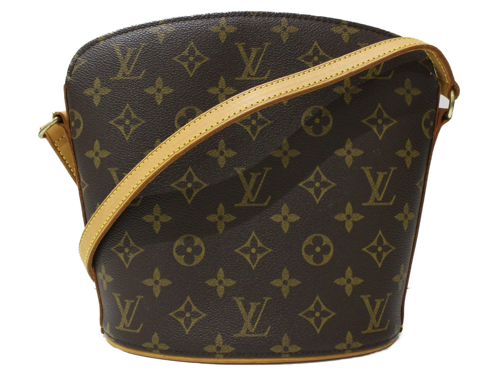 Louis Vuitton Druot Monogram Canvas LV Inter Crossbody Bag Brown